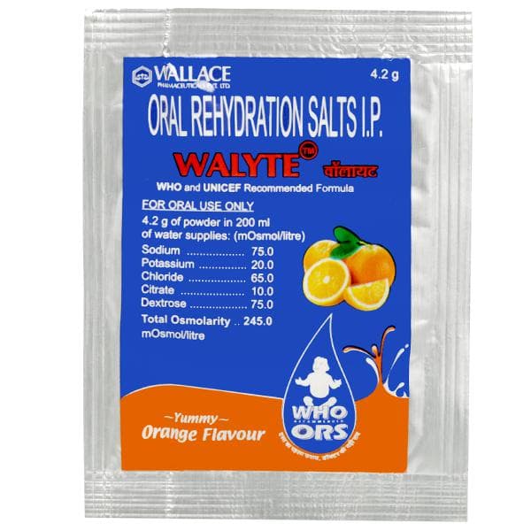 Walyte (Orange Flavour) Sachet 4.2 g