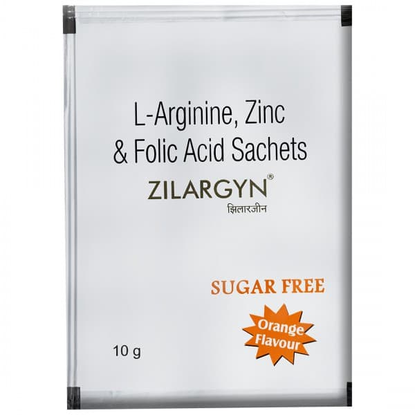 Zilargyn (Sugar Free) Orange Flavour Sachet 10 gm