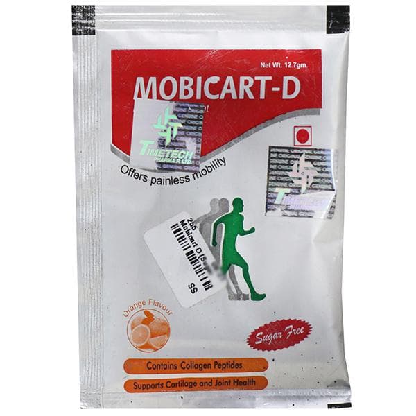 Mobicart D (Sugar Free Orange Flavour) Sachet 12.7 gm