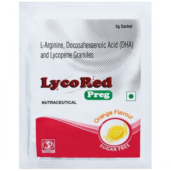 Lycored Preg Orange Flavour Sugar Free Sachet 5 g