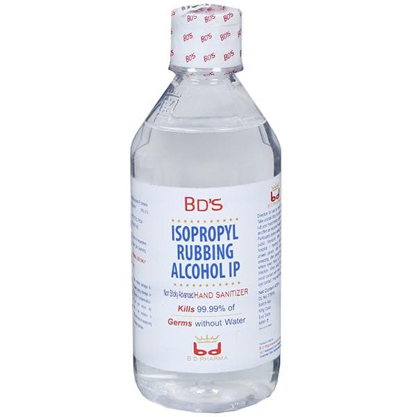 Isopropyl Rubbing Alcohol IP (BDS) Hand Sanitizer 400 ml
