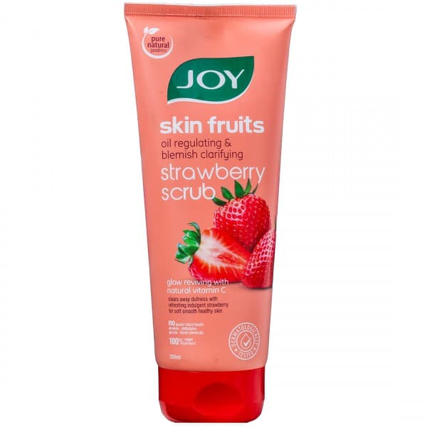 Joy Skin Fruits Oil Regulating & Blemish Clarifying Strawberry Scrub 200 ml