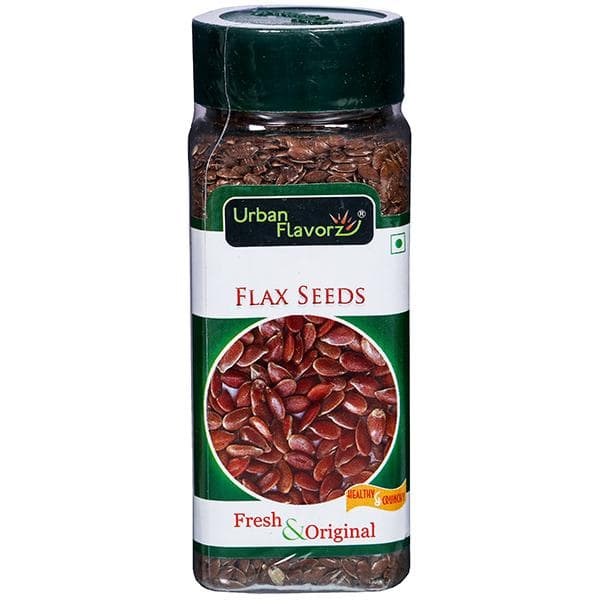 Urban Flavorz Fresh & Original Flax Seeds Jar 90 g