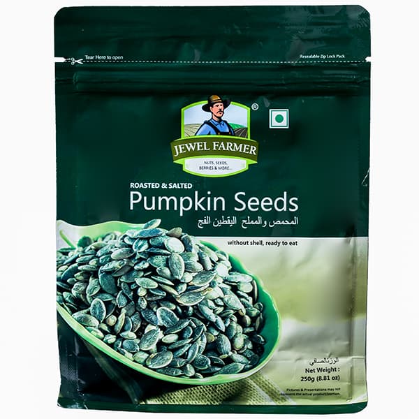 Jewel Farmer Roasted & Salted Pumpkin Seeds 250 g