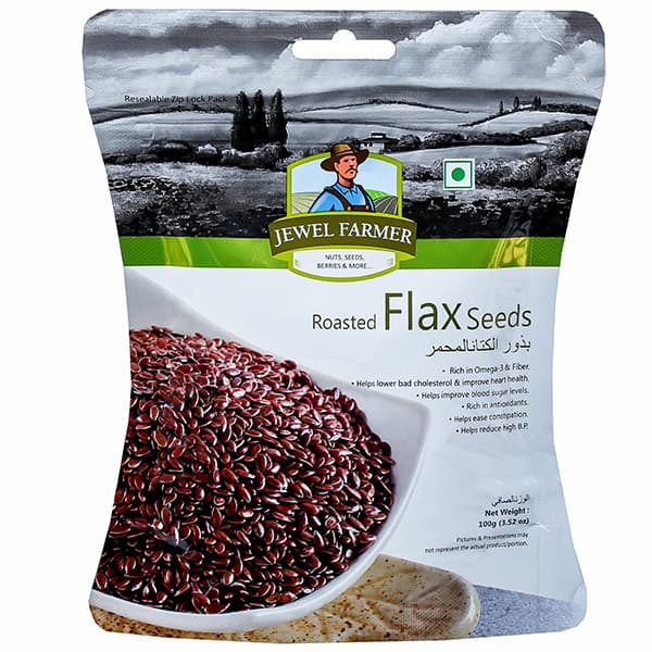 Jewel Farmer Roasted Flax Seeds 100 g