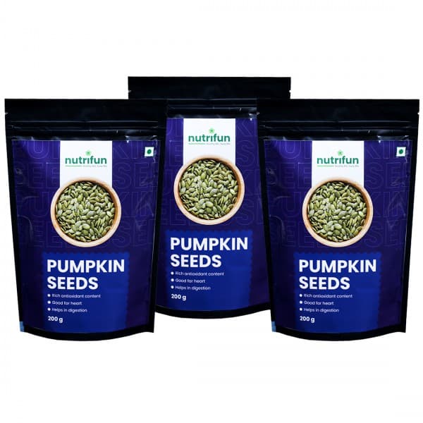 Nutrifun Pumpkin Seeds 3 x 200 g