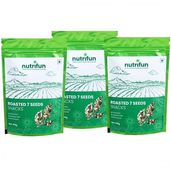 Nutrifun 7 Seed Snacks 3 x 100 g