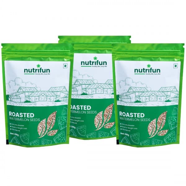 Nutrifun Roasted Watermelon Seeds 3 x 200 g