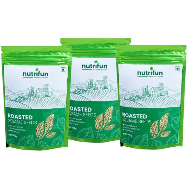 Nutrifun Roasted Sesame Seeds 3 x 200 g