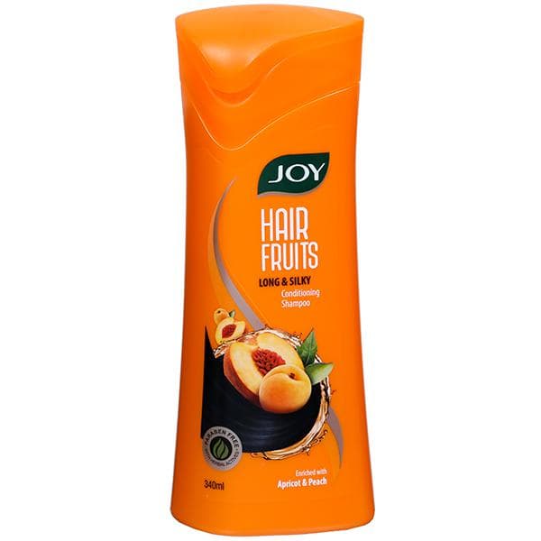 Joy Hair Fruits Long & Silky Apricot & Peach Conditioning Shampoo 340 ml