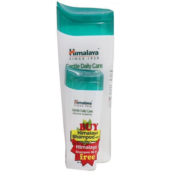 Himalaya Gentle Daily Care Protein Shampoo withChickpea(FreeHimalayaGentleDayCareProteinShampoo80ml) 400 ml