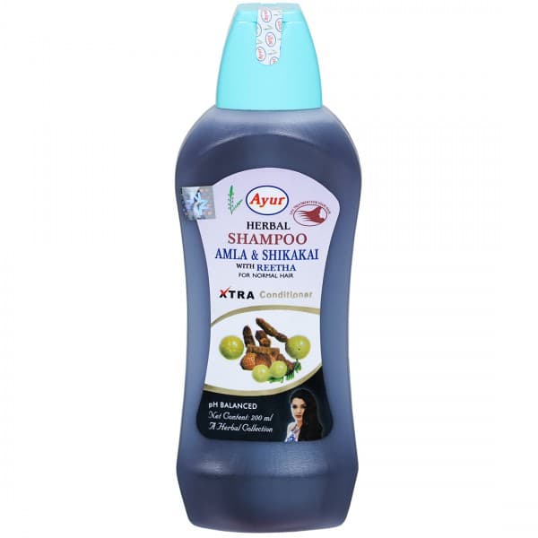 Ayur Herbal Amla & Shikakai With Reetha Shampoo 200 ml
