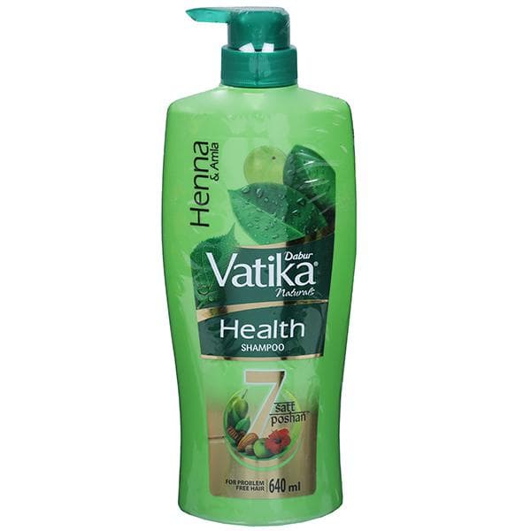 Dabur Vatika Naturals Health Shampoo Henna & Amla 640 ml
