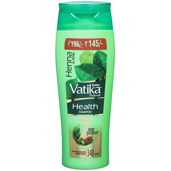 Dabur Vatika Naturals Health Shampoo Henna & Amla 340 ml