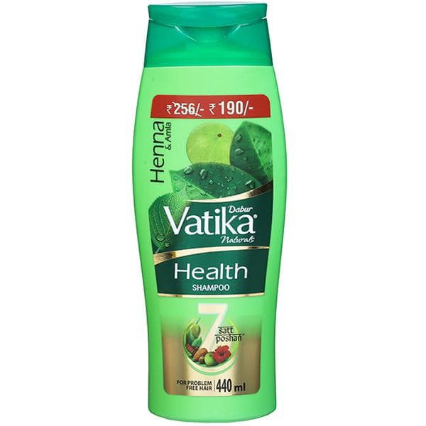 Dabur Vatika Naturals Health Shampoo Henna & Amla (Off Rs 66) 440 ml