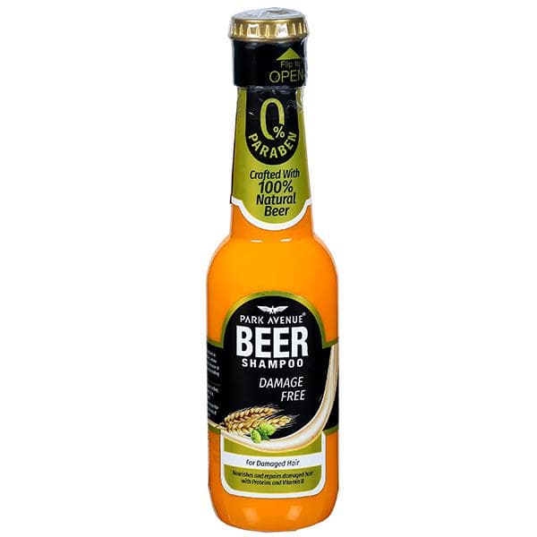 Park Avenue Beer Shampoo Damage Free For Damage Hair 180 ml/185 g