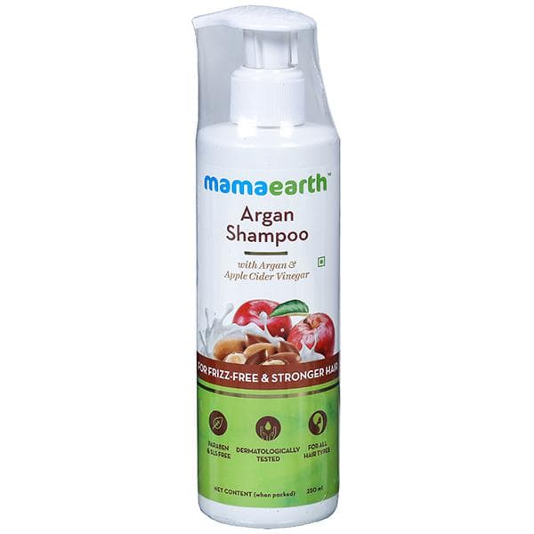 Mamaearth Argan Shampoo for Frizz-Free & Stronger Hair 250 ml