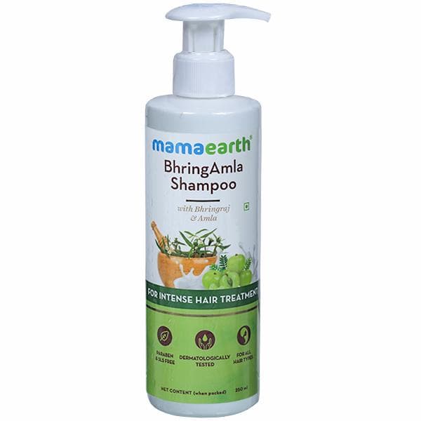 Mamaearth BhringAmla Shampoo for Intense Hair Treatment 250 ml