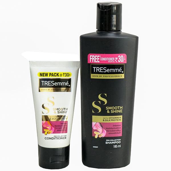 Tresemme Smooth & Shine Shampoo (Free Tresemme Conditioner 40 ml) 185 ml