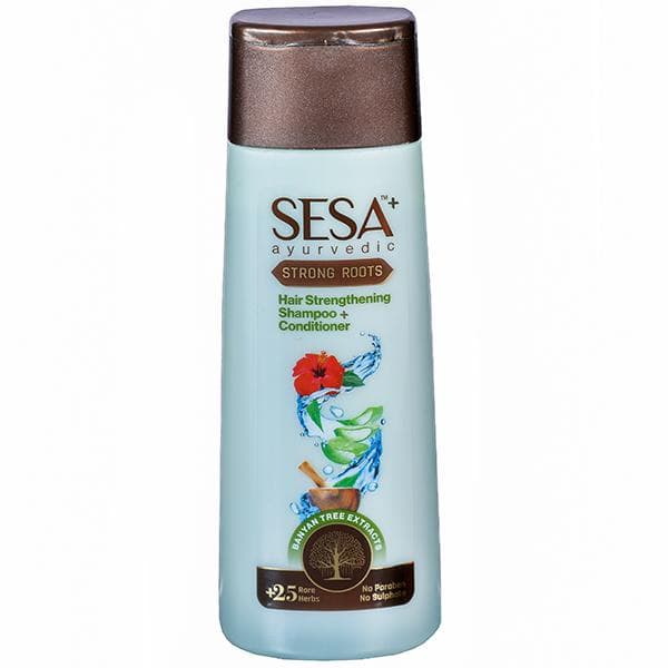 Sesa Ayurvedic Strong Roots Hair Strengthening Shampoo + Conditioner 100 ml