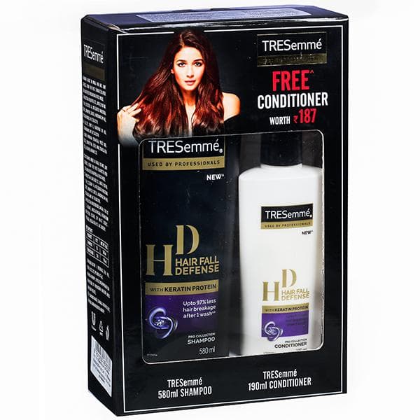 Tresemme Hair Fall Defense Shampoo (Free Tresemme Hair Fall Defense Conditioner 190 ml) 580 ml
