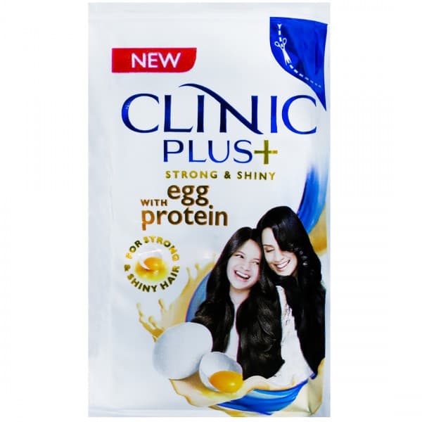 Clinic Plus+ Strong & Shiny Egg Protein Shampoo 6 ml