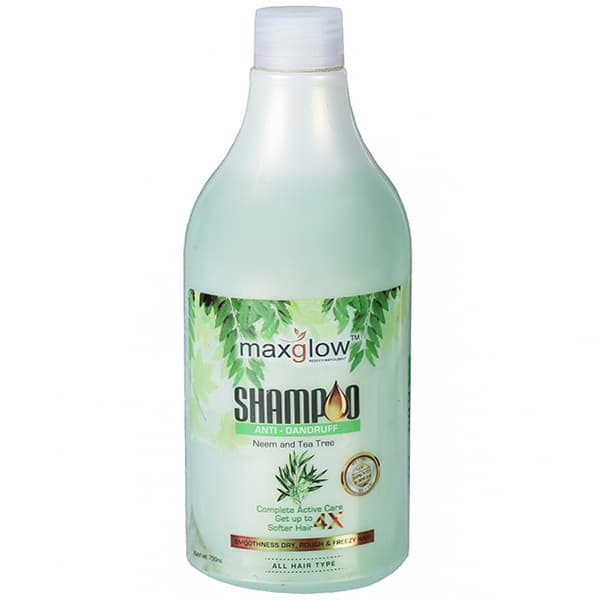Maxglow Anti Dandruff Shampoo Neem and Tea Tree 750 ml