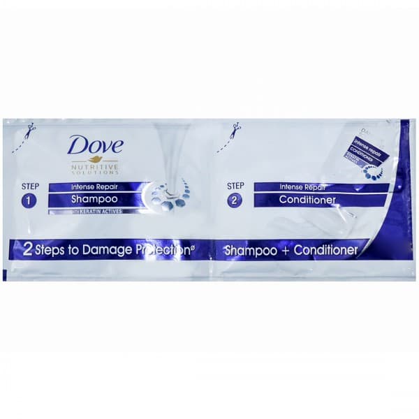 Dove Intense Repair Twin Pack (Shampoo 5.5 ml & Conditioner 5.5 ml)