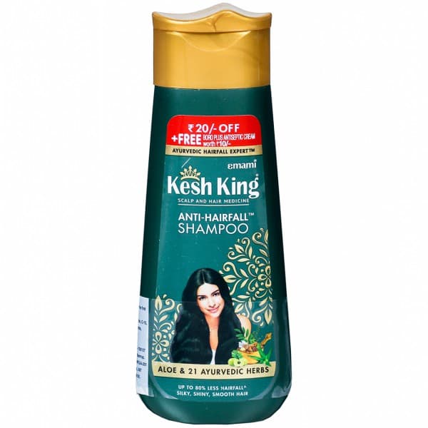 Emami Kesh King Anti Hairfall Shampoo (Rs 20 Off + Free Boroplus Antiseptic Cream 6 ml) 80 ml