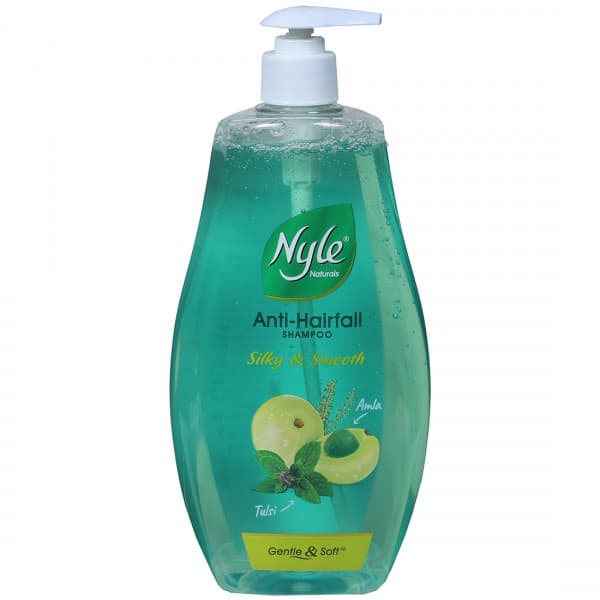 Nyle Naturals Anti Hairfall Shampoo Silky & Smooth Amla Tulsi 800 ml