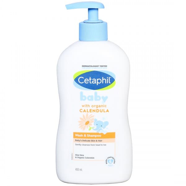 Cetaphil Baby Wash & Shampoo (With Organic Calendula) 400 ml