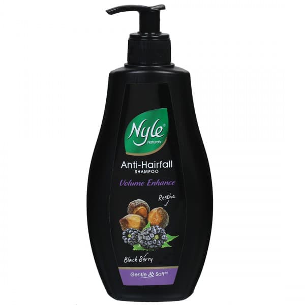 Nyle Naturals Anti Hairfall Volumn Enhance Shampoo Reetha & Black Berry 400 ml
