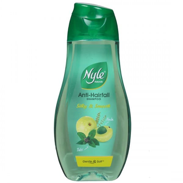 Nyle Naturals Anti Hairfall Shampoo Silky & Smooth Amla & Tulsi 180 ml