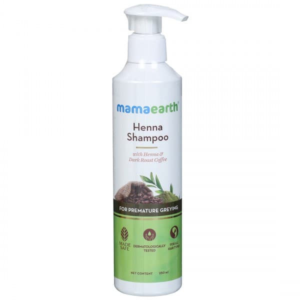 Mamaearth Henna Shampoo with Henna & Dark Roast Coffee 250 ml