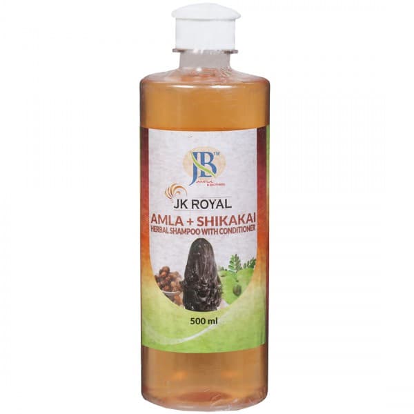 JB JK Royal Amla + Shikakai Herbal Shampoo with Conditioner 500 ml