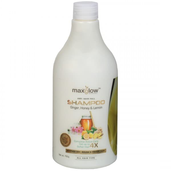 Maxglow Anti Hair Fall Shampoo Ginger, Honey & Lemon 750 g