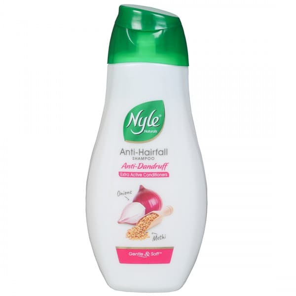 Nyle Naturals Anti Hairfall Anti Dandruff Shampoo Onion & Methi 180 ml