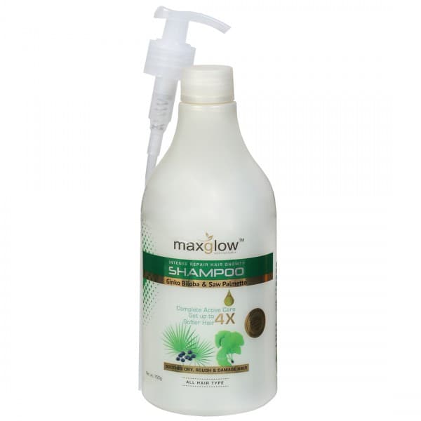 Maxglow Intense Repair Hair Growth Shampoo Ginko Biloba & Saw Palmetto 750 g