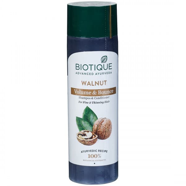 Biotique Walnut Volume & Bounce Shampoo & Conditioner 190 ml