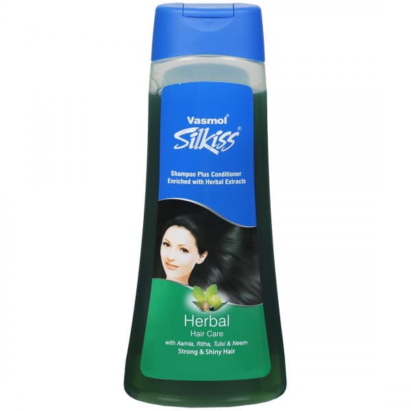 Vasmol Silkiss Shampoo Plus Conditioner Enriched with Herbal Extracts Hair Care 525 ml