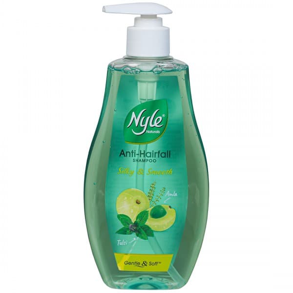 Nyle Naturals Anti Hairfall Shampoo Silky & Smooth Amla & Tulsi 400 ml
