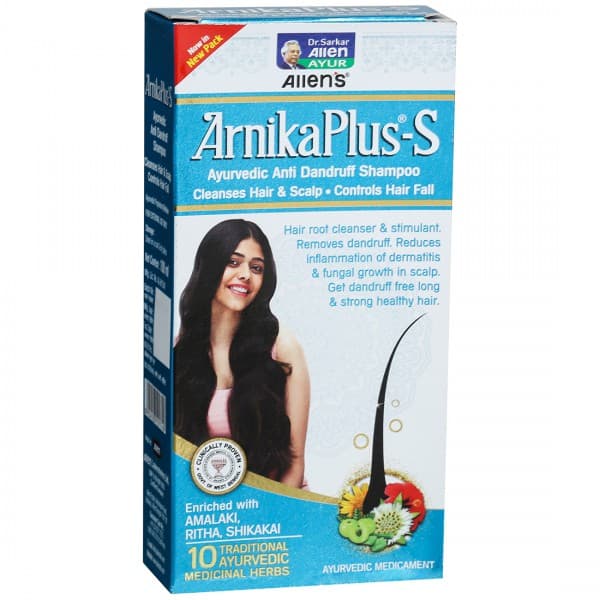 Allens Arnika Plus S Ayurvedic Anti Dandruff Shampoo 100 ml