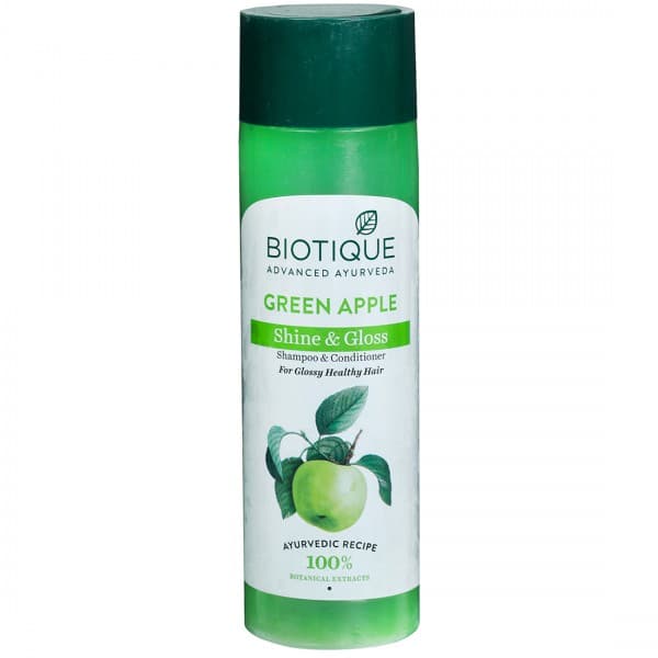 Biotique Green Apple Shine & Gloss Shampoo & Conditioner 190 ml
