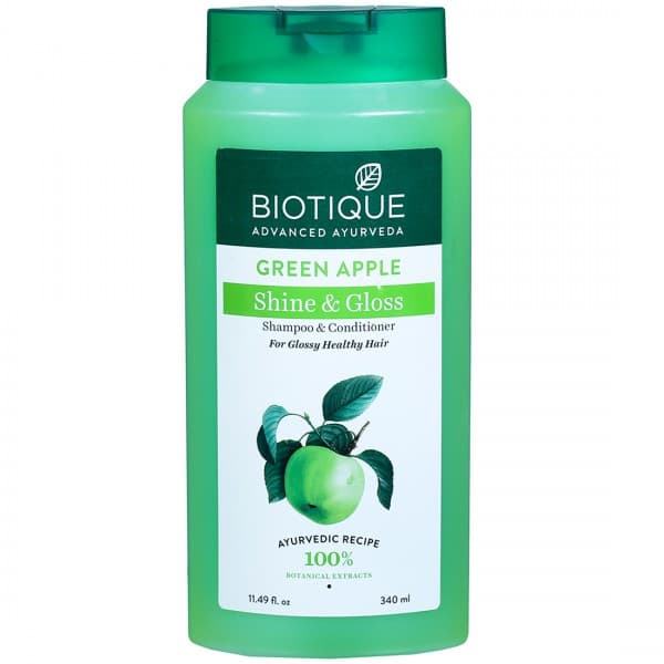 Biotique Green Apple Shine & Gloss Shampoo & Conditioner 340 ml