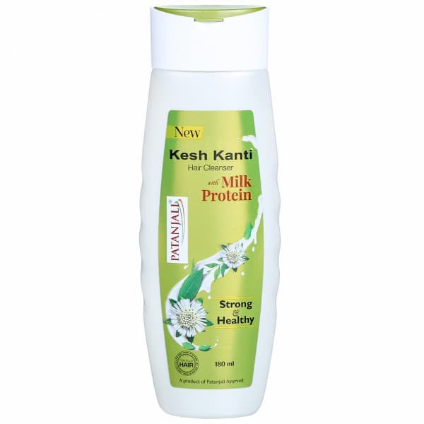 Patanjali Kesh Kanti Milk Protein Strong & Healthy Hair Cleanser 180 ml