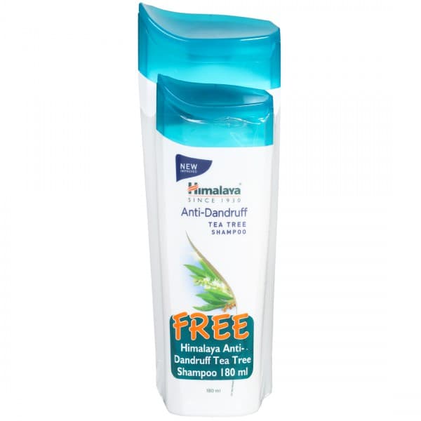 Himalaya Anti Dandruff Tea Tree Shampoo (Free Himalaya Anti Dandruff Tea Tree Shampoo 180 ml) 340 ml