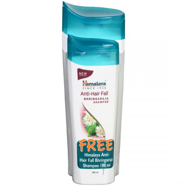 Himalaya Anti Hair Fall Bhringaraja Shampoo (Free Himalaya Anti Hair Fall Bhringaraja Shampoo 180ml) 340 ml
