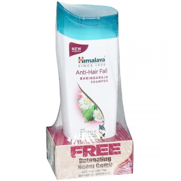 Himalaya Anti Hair Fall Bhringaraja Shampoo (Free Detangling Neem Comb) 340 ml