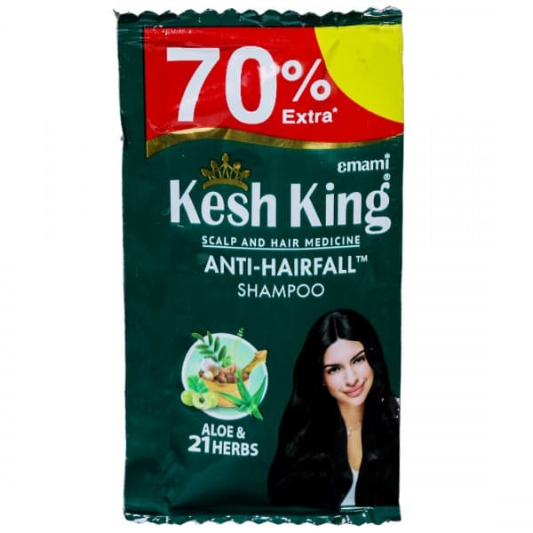 Emami Kesh King Anti Hairfall Shampoo (70% Extra) 3.5 ml