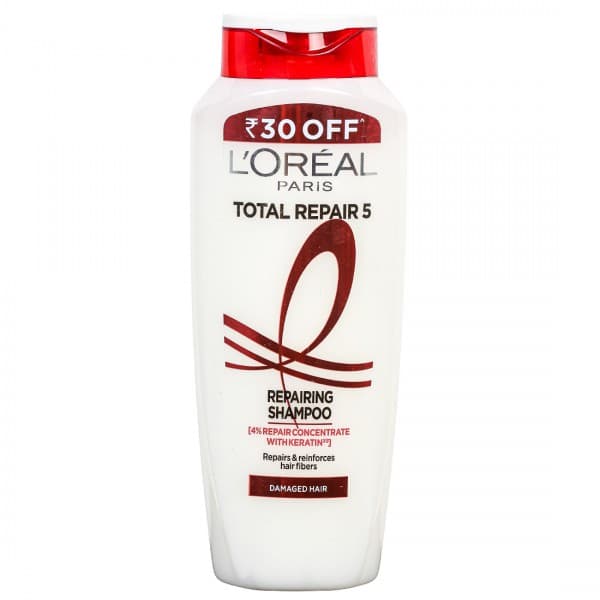 Loreal Paris Total Repair 5 Repairing Shampoo (Rs. 30 Off) 200 ml